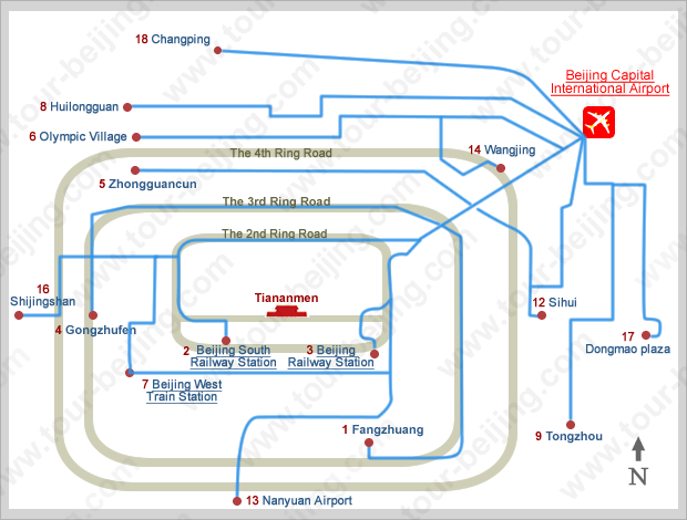 Check out Beijing capital airport shuttle bus lines (Beyond Beijing)