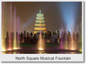 Xian Musical Fountain Evening Tour
