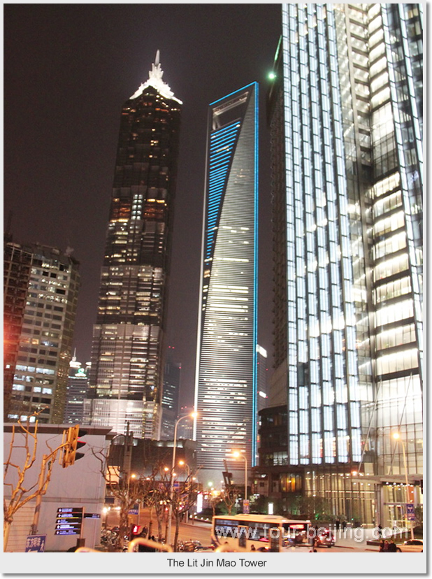 The Lit Jin Mao Tower