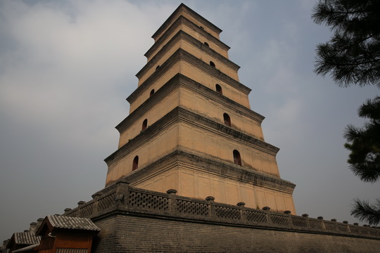 A close look at Big Goose Pagoda
