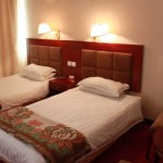 A glimpse of the room at Qomolangma Hotel