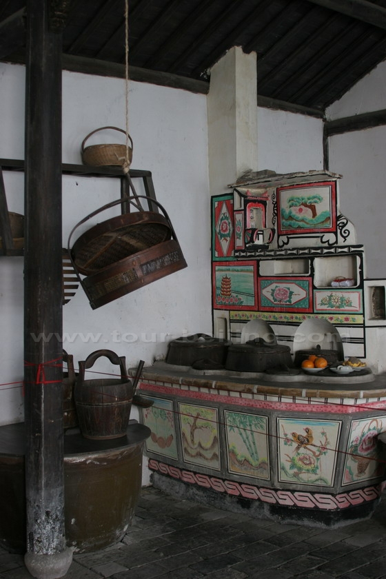 A traditional kitchen