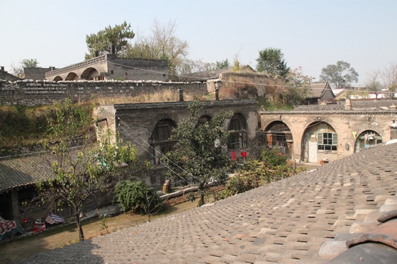 Cave house style buildings