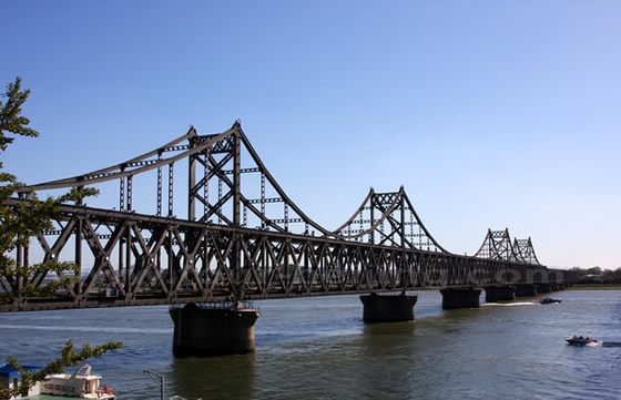 China and North Korea Friendship Bridge