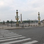 Concorde Square in the center of Paris