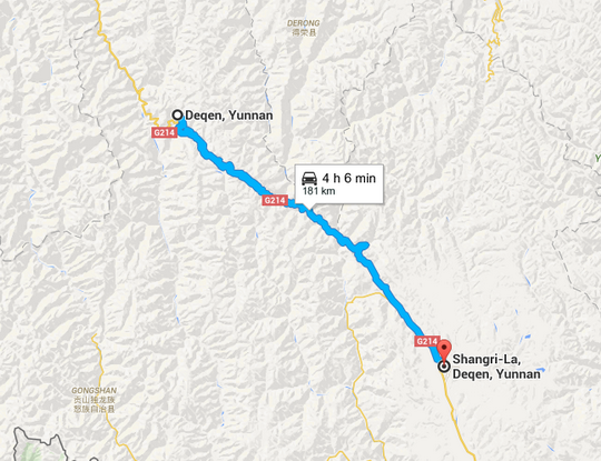 Drive from Deqen to Shangri-la ( Zhongdian )