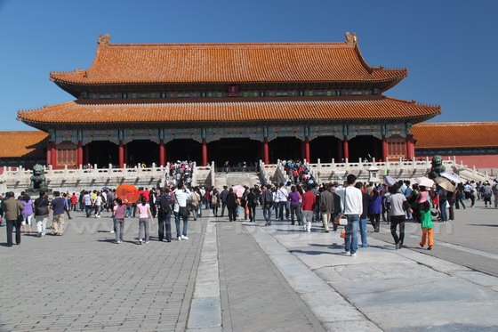The Gate of Supreme Harmony is the ceremonial centre of imperial power. 