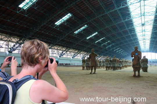 Taking Pictures of Terracotta Warriors