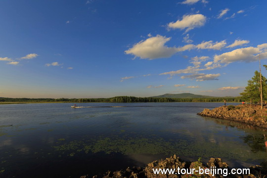 Dujuan Lake in summer