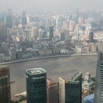 Huangpu River viewed from Jinmao Tower