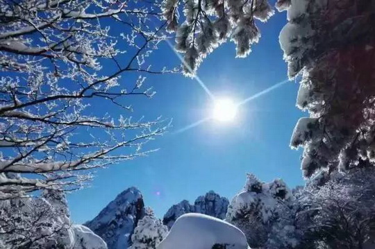 Huangshan after snow