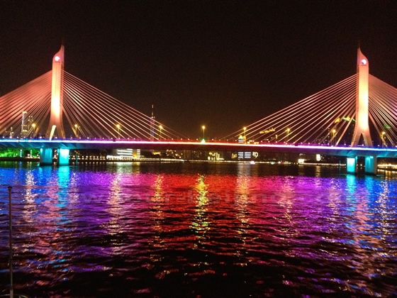 Lightened Bridge
