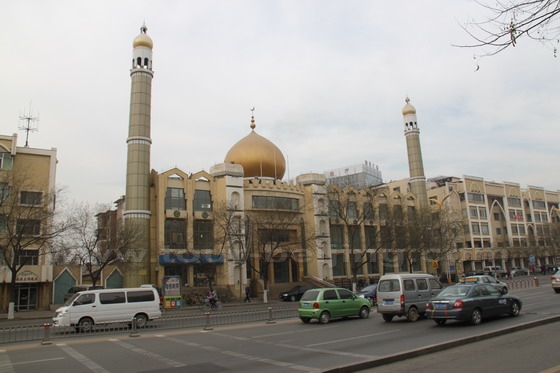 Islamic Avenue in the city of Hohhot