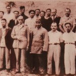 Mao Zedong and Zude interviewed the sino-foreign journalists