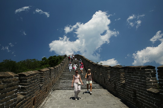 Mutianyu Great wall in summer