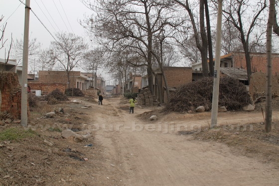 Now we are inside the village