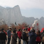 Now we are on the platform of the North Peak with the West Peak and East Peak as the back drop.