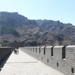 Now we are on the water gate wall leading to the castle