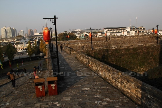 On the top and look at the ramp and the inner cities.