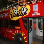 Open top double decker buses operated by Spring Tour