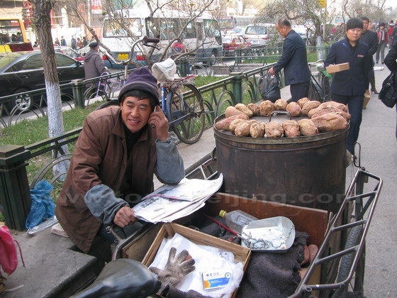 Potato Vendor in Harbin
