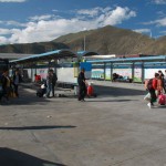 Public Bus Terminal at Lhasa Railway Station