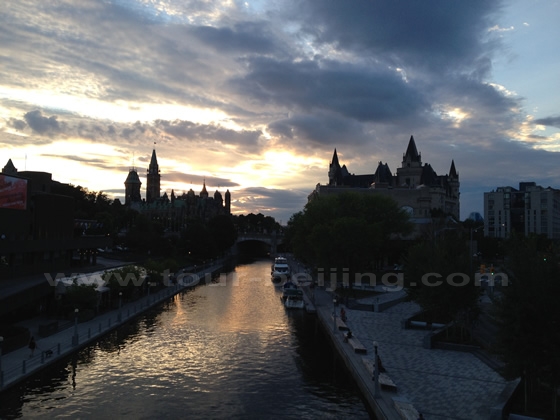 Rideau Canal at Sunset