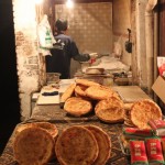 Selling Nang Bread at the front and make nang at the back