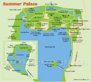 Summer Palace Tourist map