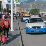 Taxis at Lhasa Railway Station