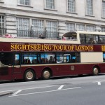The Bis Bus is on the fanous Regent Street in the central London