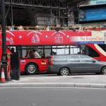 The Orignal Bus is driving on the famous Regent Street