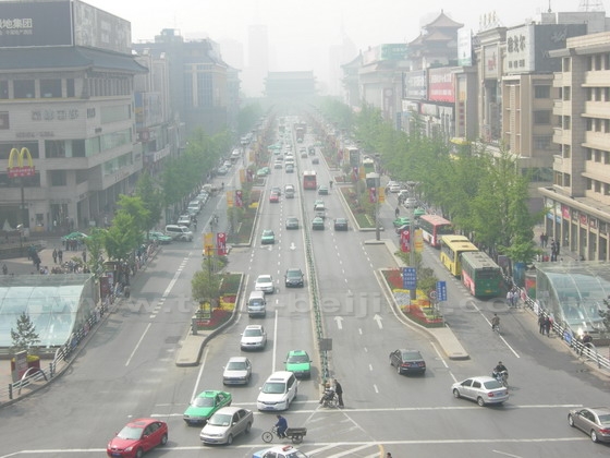 The South Avenue is lined with high end and upstart shopping malls.