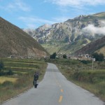 The first 5 km road built with asphalt