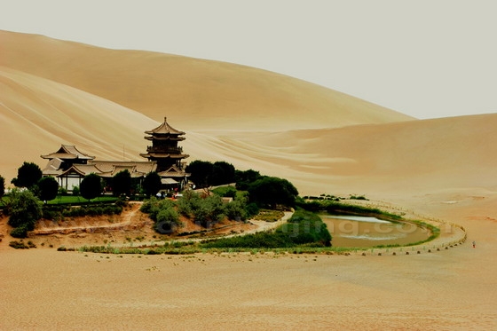 Turpan is well known for its Flaming Mountain