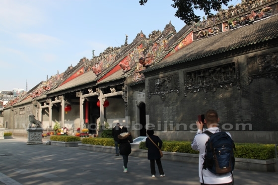 The magnificent entrance or exterior of Chen Clan Ancestral Hall
