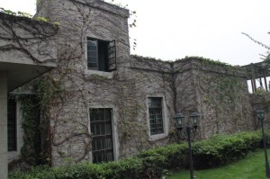The main building of the residence is a two-storey house.