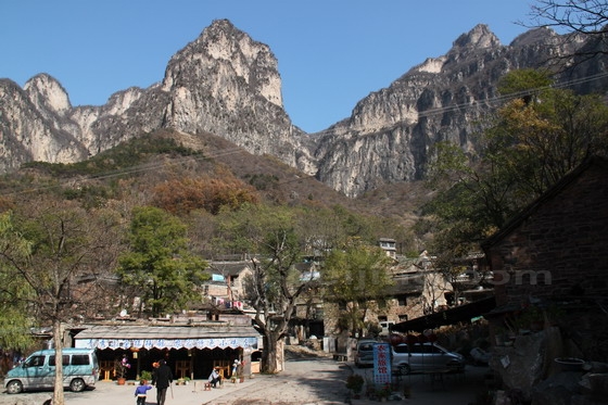 The panoramic view of the Guoliangcun.