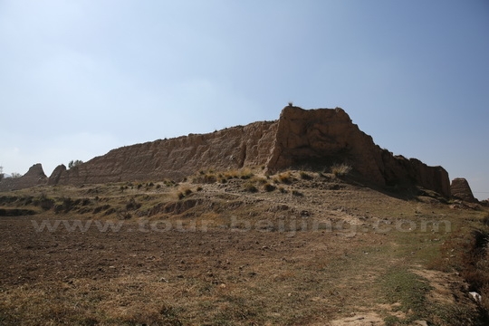 The wall at the northeast corner of Zhenbianbu Fortress