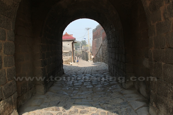 Walking through the arch gate brings you back in time!