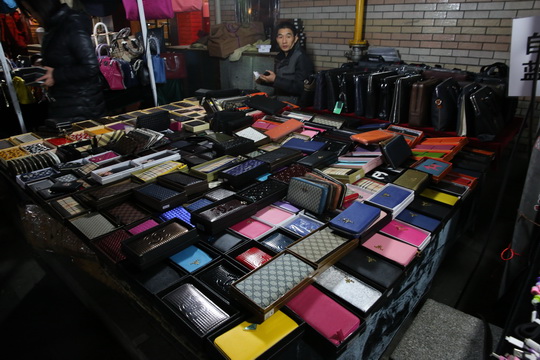 Wallets and suitcases