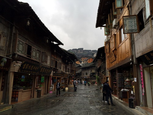The main street in Xijiang