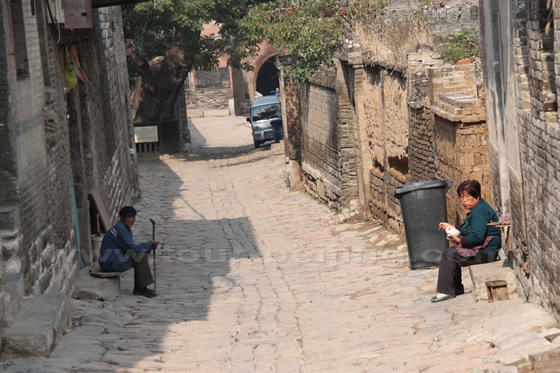 Zhangbi Village is still inhabited by over 400 villagers