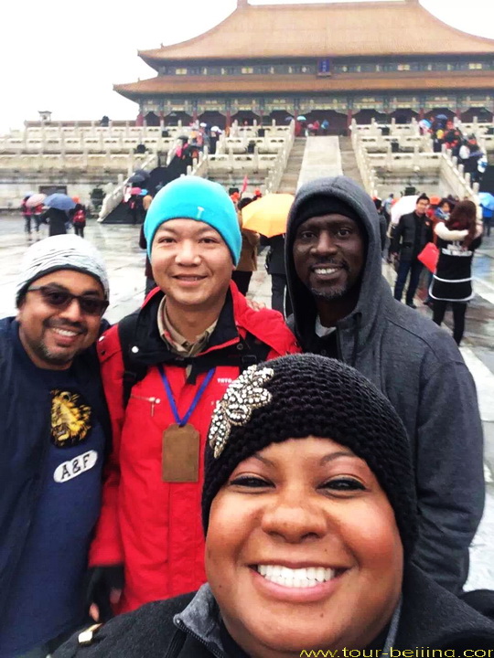 Selfie at Forbidden City