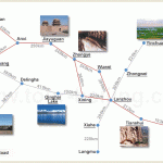 Gansu Silk Road Map
