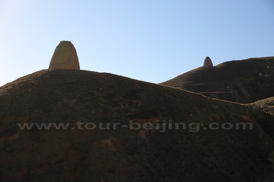 some round beacon towers