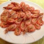 steamed shrimp