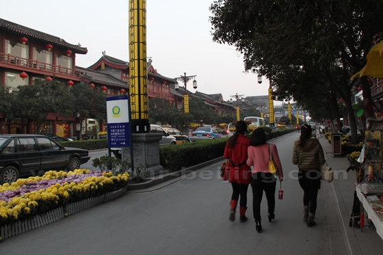 the 400m ancient inmitation street of Ming and Qing dynasties