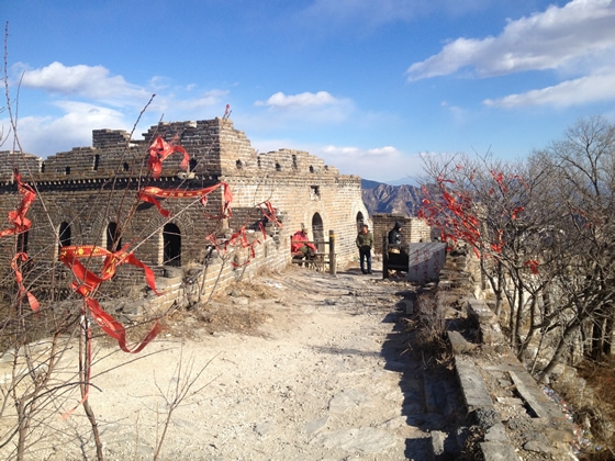 we reach the 23th watch tower, the western tip of Mutianyu Great Wall