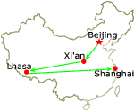 Beijing-Xian-Lhasa-Shanghai 12-Day Private Tour